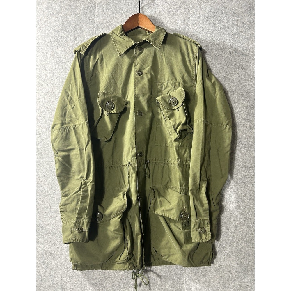 VTG Canadian Armed Forces MK2 Combat Jacket OD Green 7338 Military Field Coat